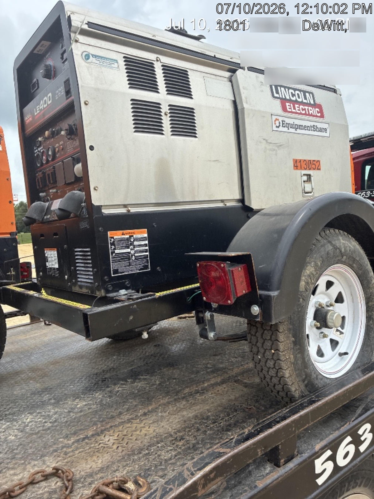 2024 Lincoln Electric LE400 Kubota V1505, Trlr, Cable Rack, Light Kit, ES Decals, T3