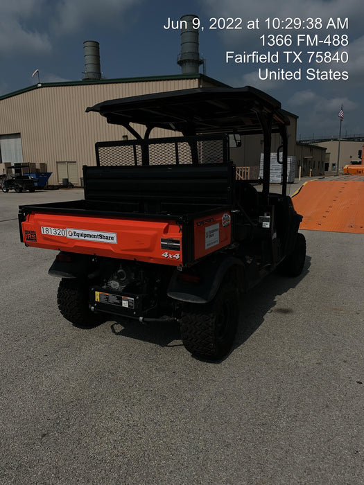 2021 Kubota RTV-X1140W-H Plastic Canopy, Windshield Acrylic Clear, LED Strobe Light, Wire Harness Kit, Back up Alarm