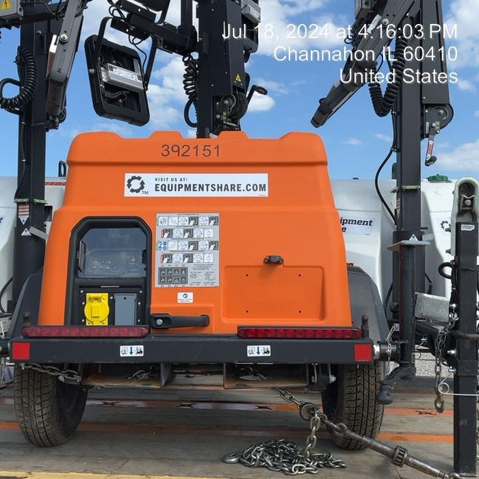 2024 Generac MLT2 Diesel, Flex Switch 120V Input, Powerzone Controller, 
(4) 320W LED Lights, 4kW Generator, 39.9 Gal Fuel Tank, 2" Ball, T3