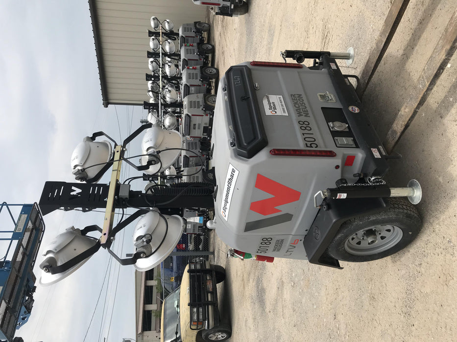 2019 Wacker Neuson LTV6L-MH Mobile Light Tower w/Fuel Level Sensor Installed