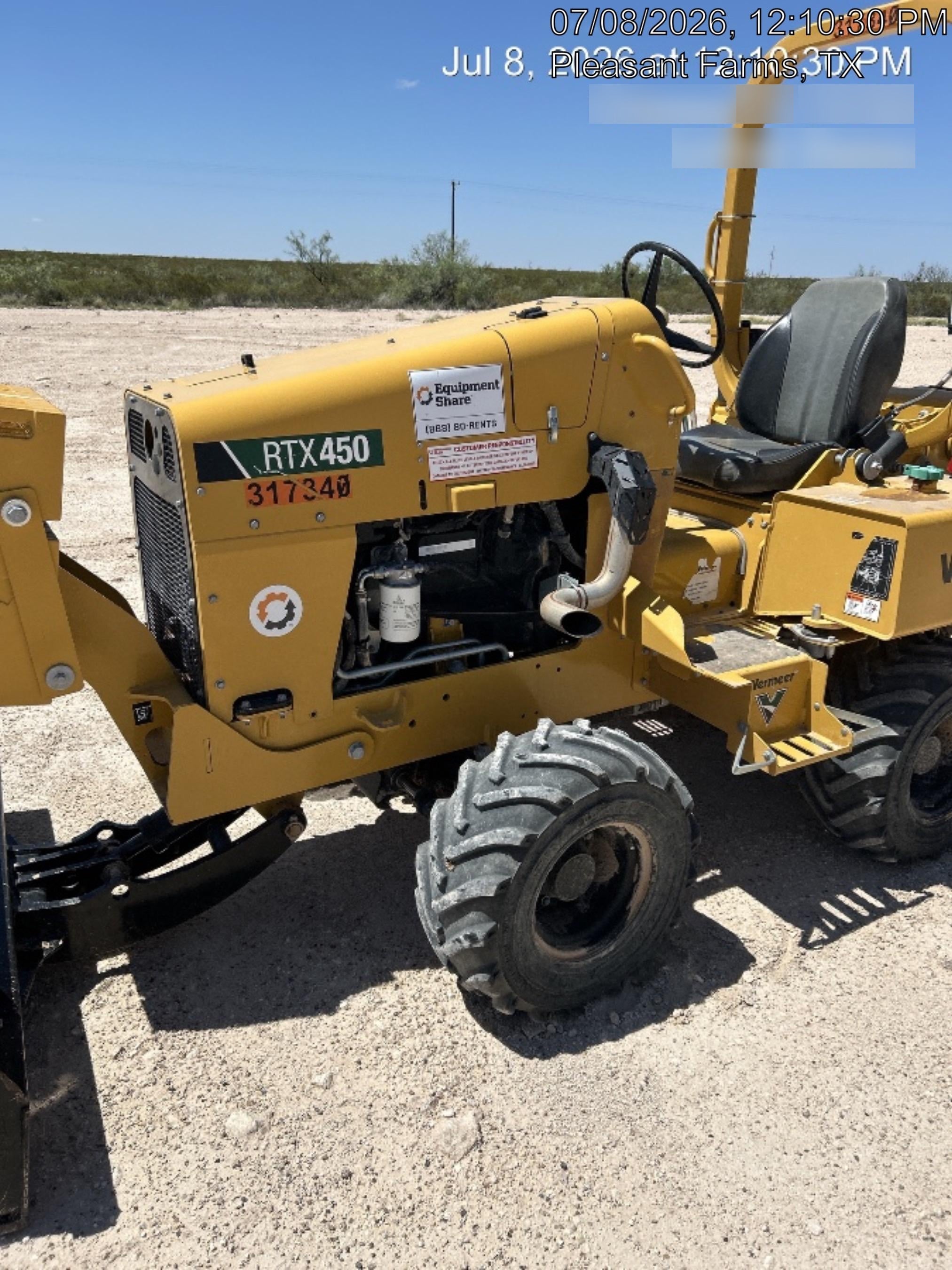2023 VERMEER RTX450