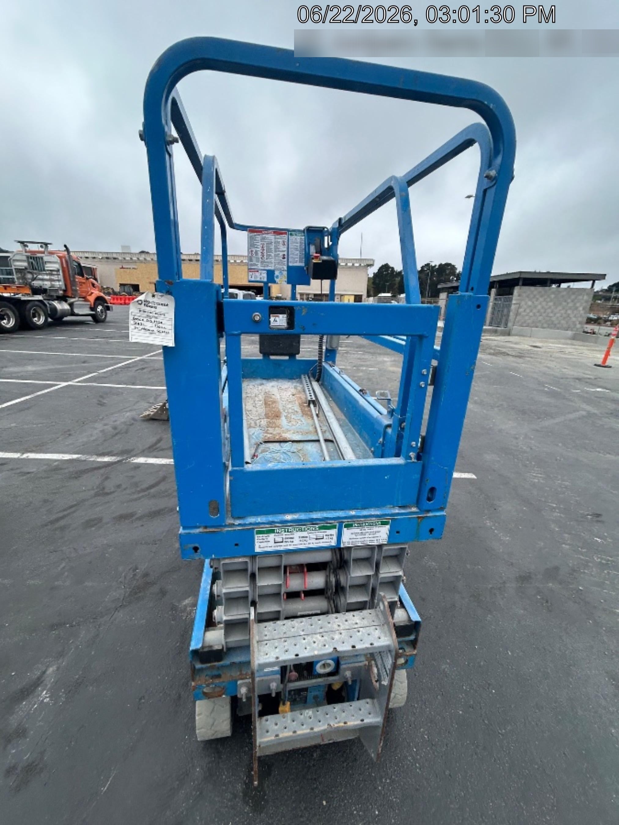 2019 Genie GS-1930 Half Height Swing Gate, 800W Inverter