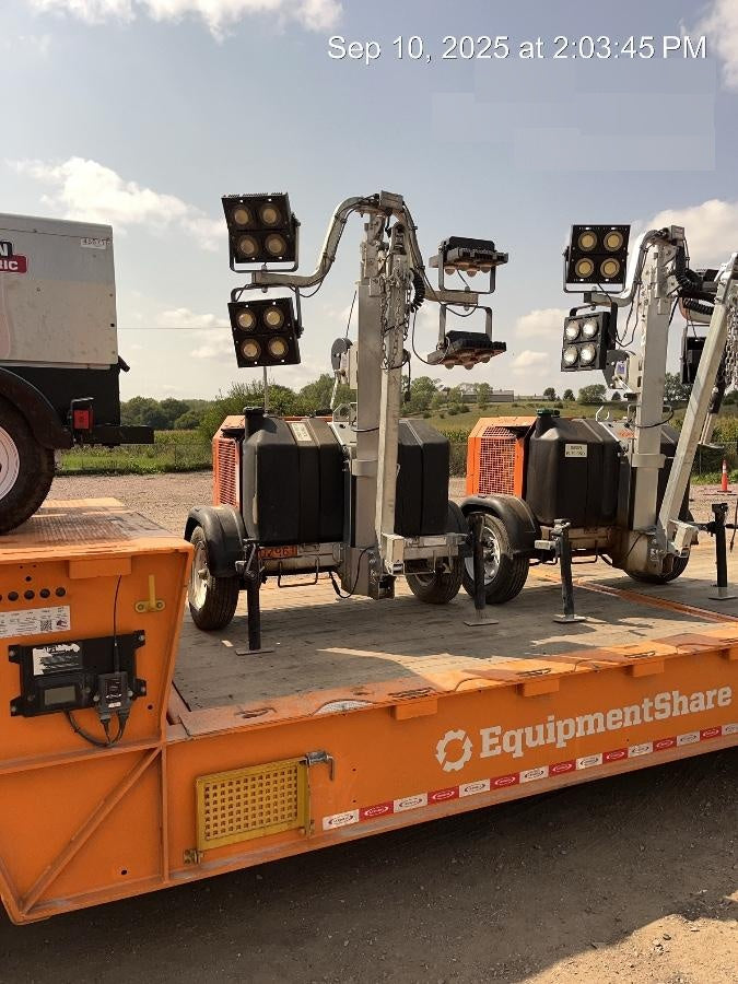 2024 Wanco WLTT-4MM4K Diesel, Deep Sea Controller, Shore Power Plug, Auto Start, (4) 350W LED Floodlights, 4kW Generator, 60 Gal Fuel Tank, 2" Ball, T3