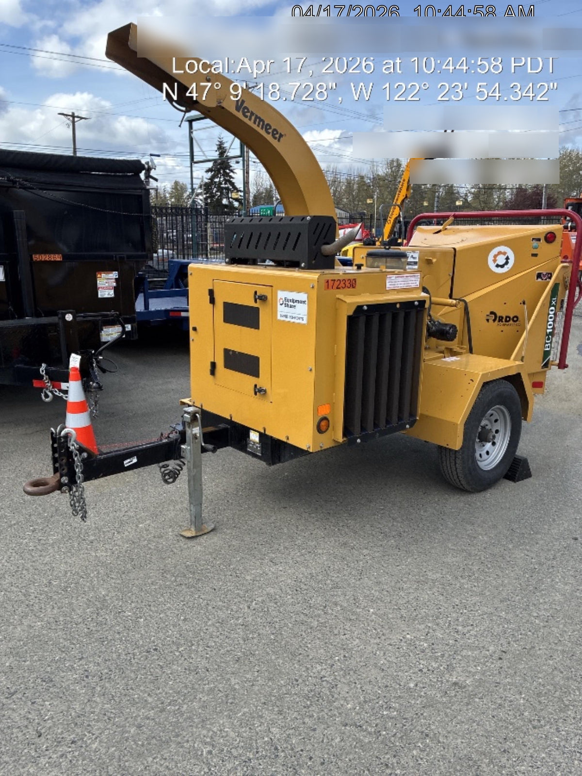 2021 VERMEER BC1000XL Gas