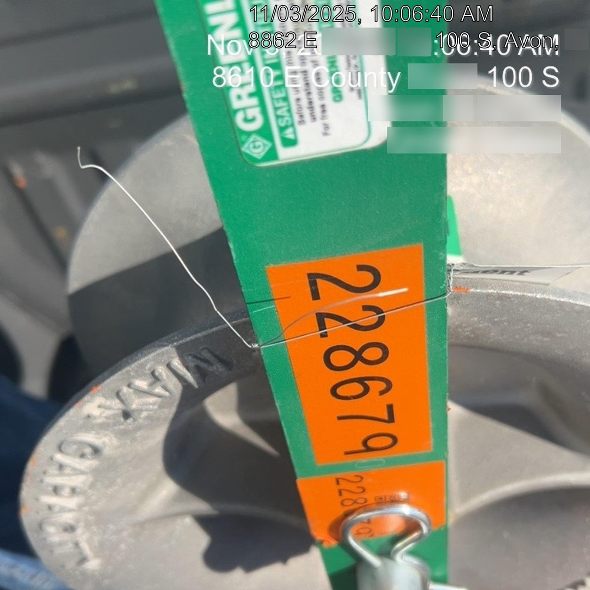 2022 GREENLEE 8012