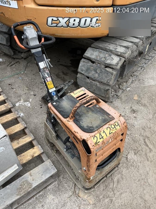 2022 Multiquip MVH158 Honda GX200, 17" Plate, Gas