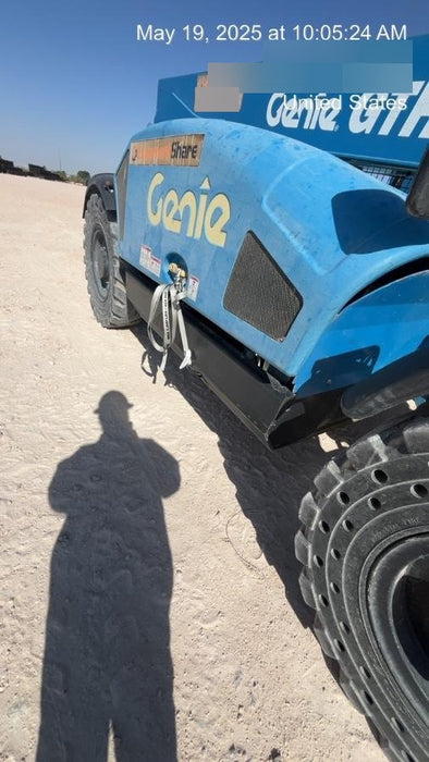 2018 Genie GTH-844 Genie GTH-844D w/Open ROPS, Solid Tires, Work Light/Beacon, 60" Carriage and Forks