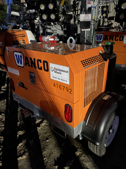 2024 Wanco WLTT-4MM4K Diesel, Deep Sea Controller, Shore Power Plug, Auto Start, (4) 350W LED Floodlights, 4kW Generator, 60 Gal Fuel Tank, 2" Ball, T3