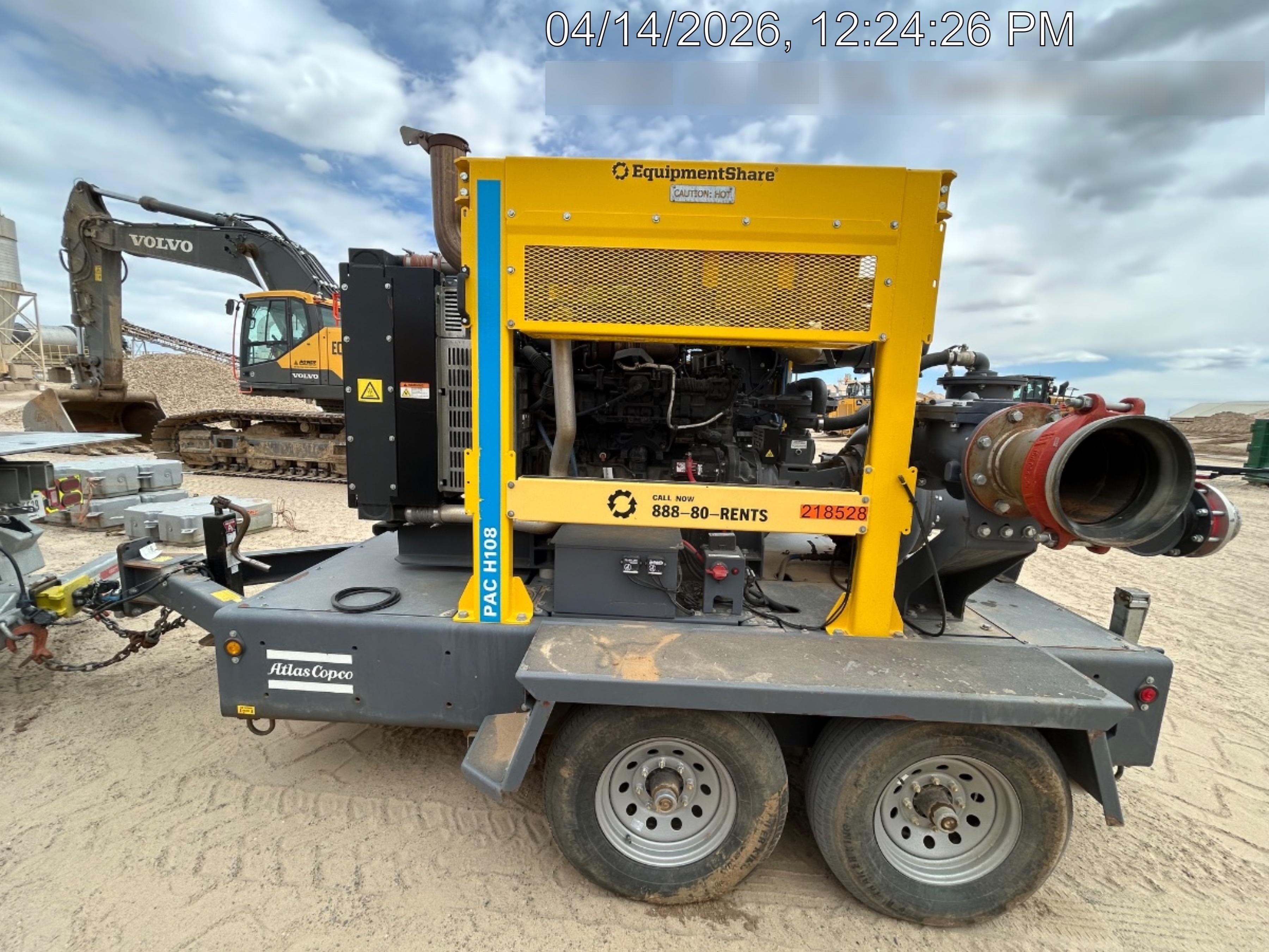 2022 ATLAS COPCO PAC H108 JD