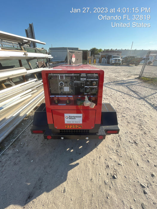 2022 Shindaiwa DGW400MDL Kubota D902 Engine, 23 HP, Dual Op Welder, Wire, Arc, Droop Stick, Tig, and CC Stick Functionality, Simulphase, 3 Phase and 1 Phase Gen Output, Single Axle NB Trlr, Slr Trckl Chrg 12V 12W, Fire Ext