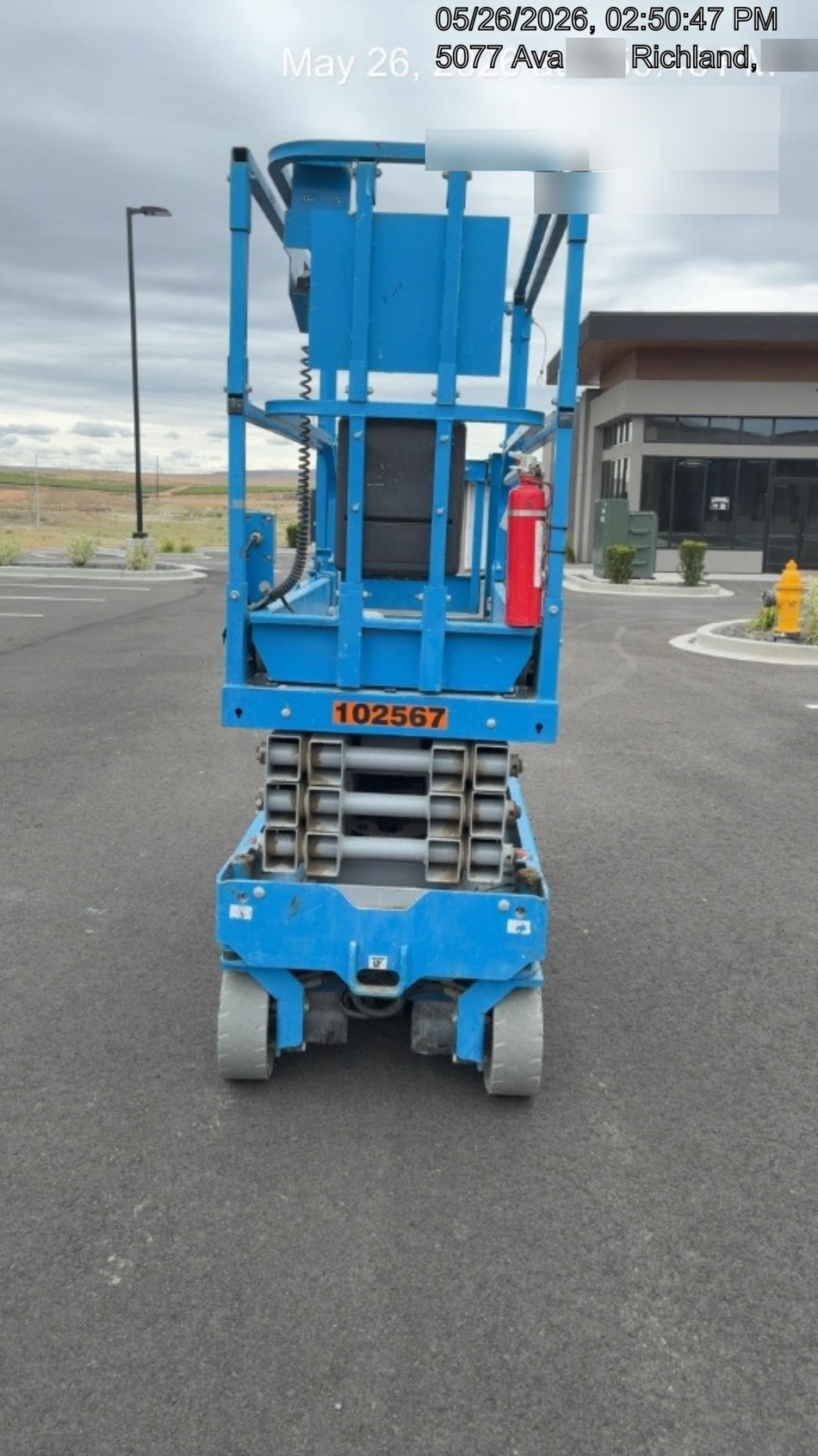 2020 Genie GS-1930 Solid Non Marking Tires, Beacon, Folding rails with half height swing gate, 800W Inverter