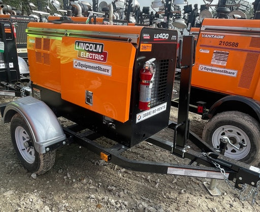 2022 Lincoln Electric LE400 Kubota V1505, Trlr, Cable Rack, Light Kit, ES Decals, T3