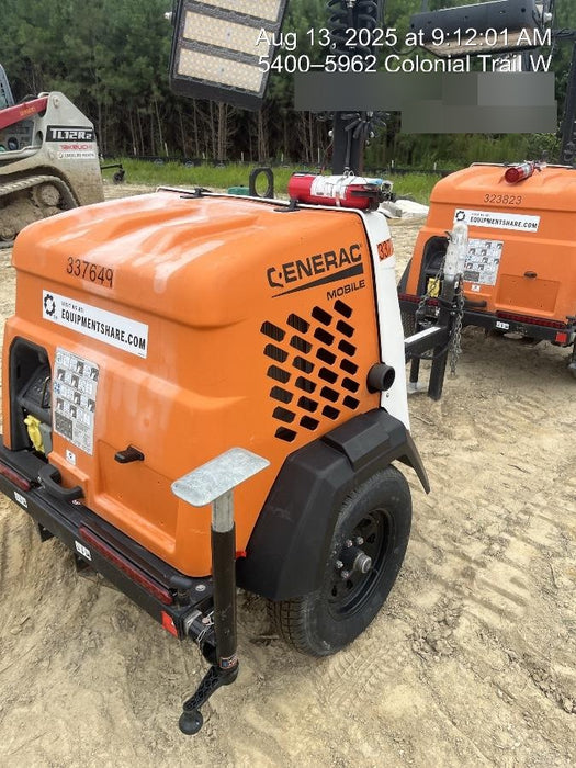 2023 Generac MLT2 Diesel, Flex Switch 120V Input, Powerzone Controller, (4) 320W LED Lights, 4kW Generator, 39.9 Gal Fuel Tank, 2" Ball, T3