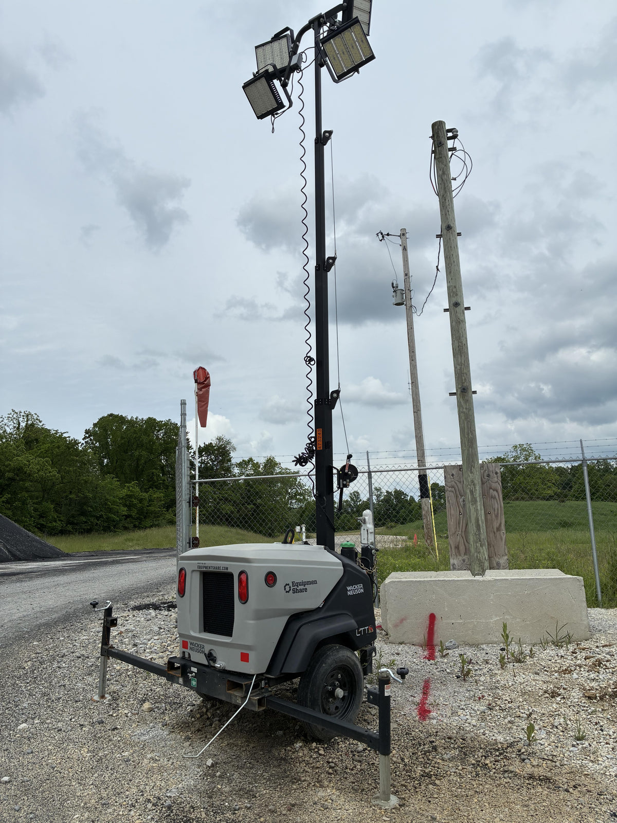2024 Wacker Neuson LTT4 Diesel, Kohler KDW702, Deep Sea Controller, Auto Start, LED 320W, Bypass Outlet, T3