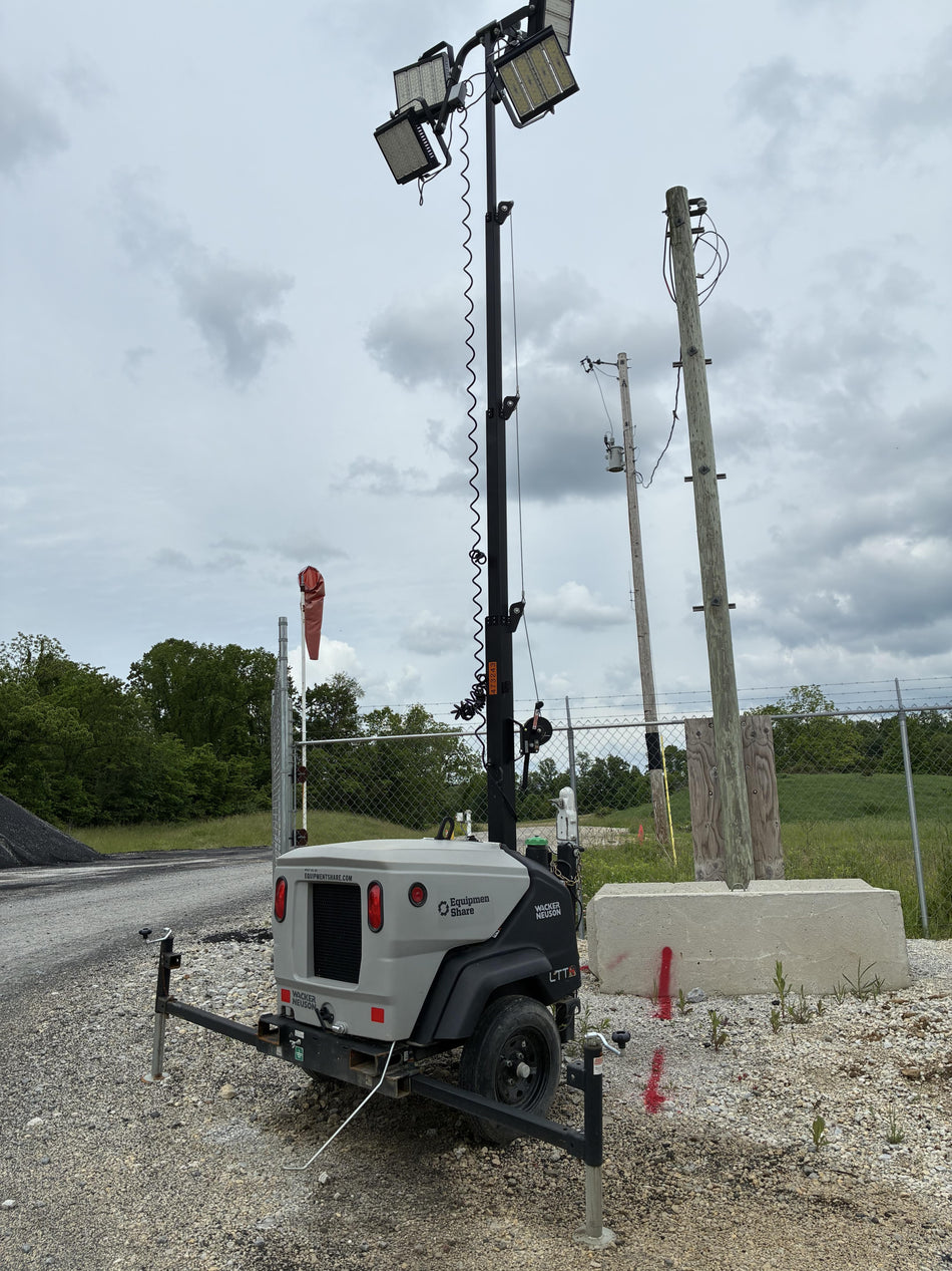 2024 Wacker Neuson LTT4 Diesel, Kohler KDW702, Deep Sea Controller, Auto Start, LED 320W, Bypass Outlet, T3