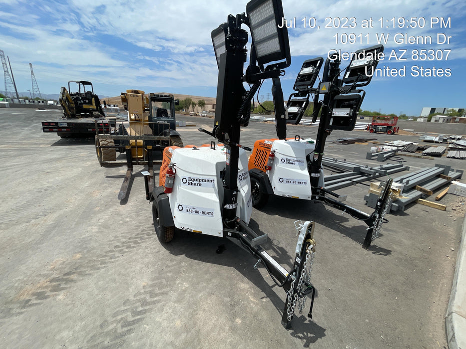 2023 Generac MLT2 Diesel, Flex Switch 120V Input, Powerzone Controller, (4) 320W LED Lights, 4kW Generator, 39.9 Gal Fuel Tank, 2" Ball, T3