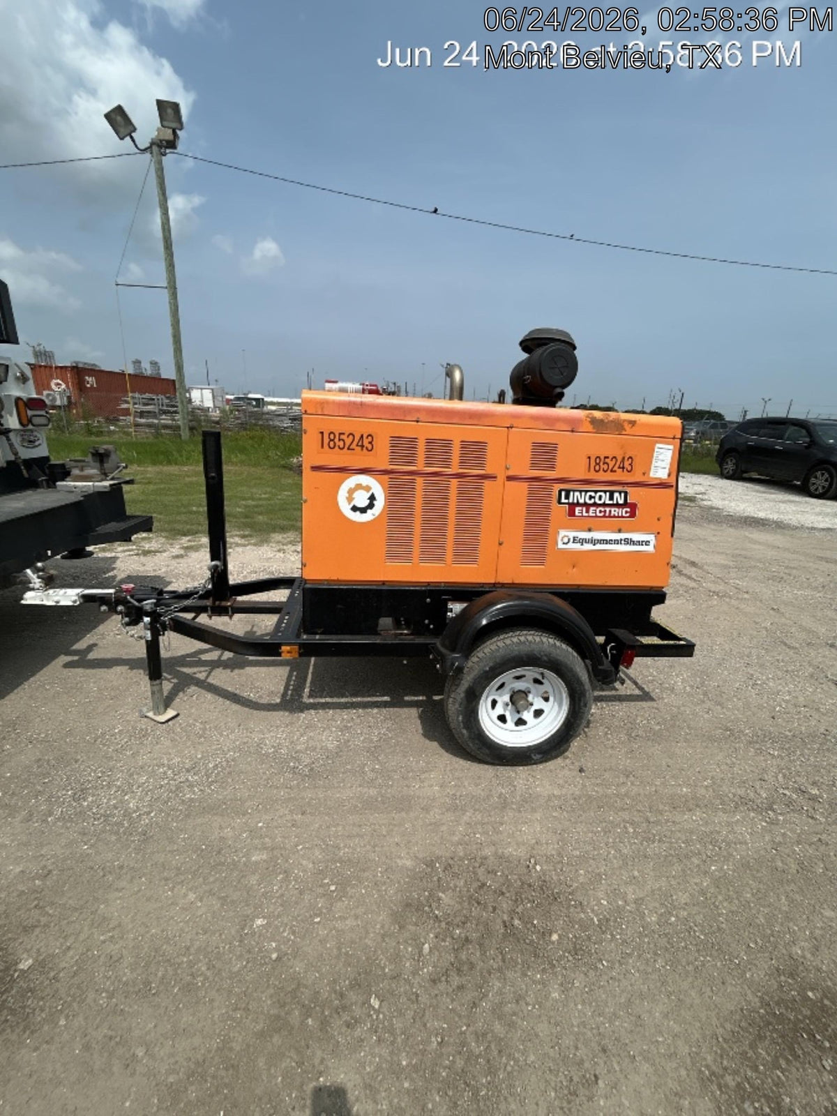 2021 Lincoln Electric Vantage 549X Ready Pak 3, ORANGE (includes trailer, cable rack, fender light kit)