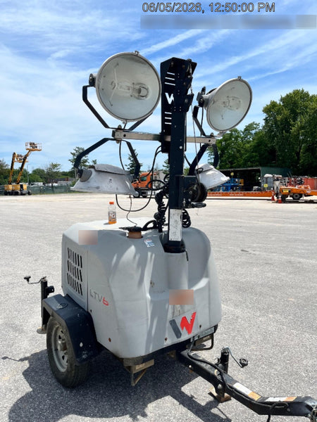 2019 Wacker Neuson LTV6L-MH Wacker Neuson LTV6L Mobile Light Tower w/Fuel Level Sensor Installed