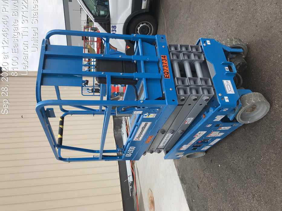 2020 Genie GS-1930 Fixed rails with chain entry gate - Pre A92.20