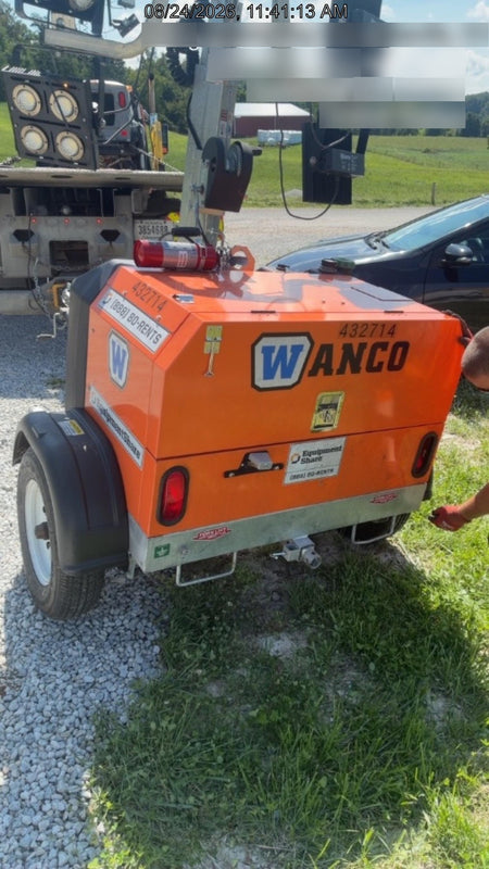 2024 Wanco WLTT-4MM4K Diesel, Deep Sea Controller, Shore Power Plug, Auto Start, (4) 350W LED Floodlights, 4kW Generator, 60 Gal Fuel Tank, 2" Ball, T3