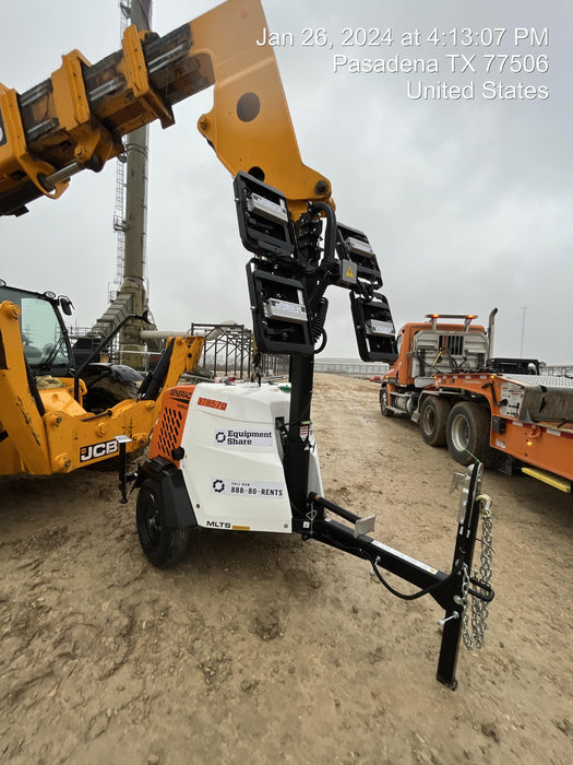 2023 Generac MLT2 Diesel, Flex Switch 120V Input, Powerzone Controller, 
(4) 320W LED Lights, 4kW Generator, 39.9 Gal Fuel Tank, 2" Ball, T3