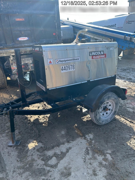 2024 Lincoln Electric LE400 Kubota V1505, Trlr, Cable Rack, Light Kit, ES Decals, T3