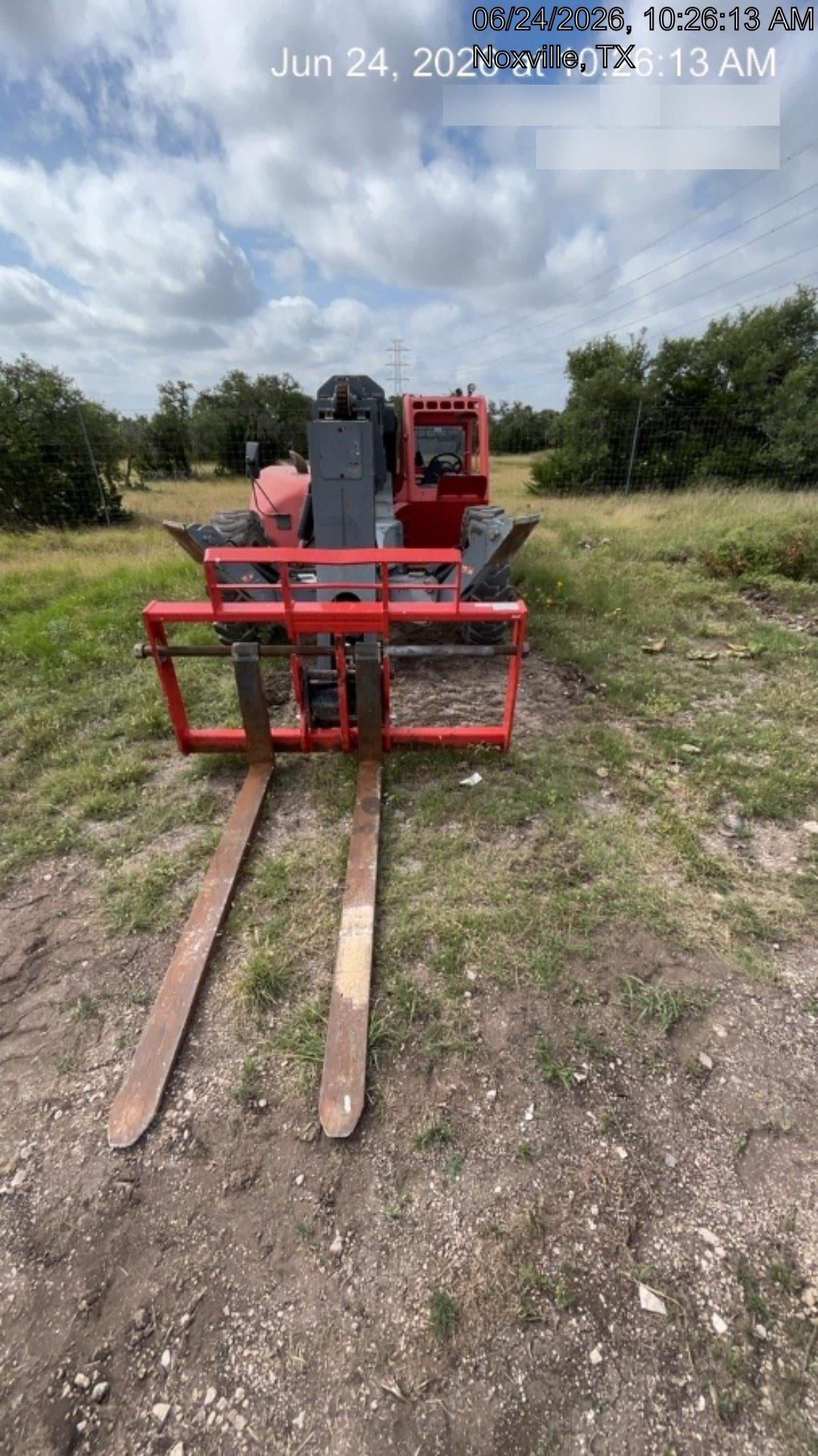 2018 Skyjack SJ1056 TH Skyjack 1056 TH Telehandler w/Open ROPS, Work Lights/Beacon, Solid Tires, 60" Carriage and Forks