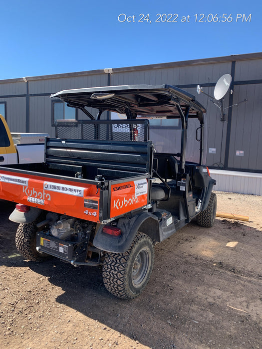 2022 Kubota RTV-X1140W-H Plastic Canopy, Windshield Acrylic Clear, LED Strobe Light, Wire Harness Kit, Back up Alarm