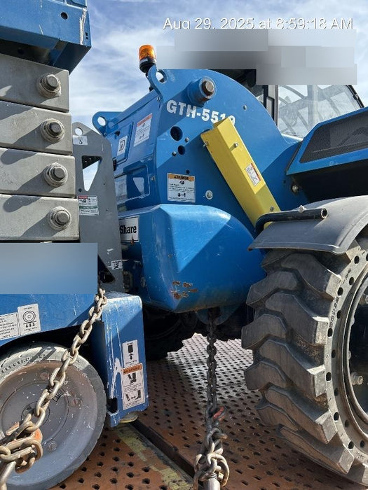 2020 Genie GTH-5519 Cab/Heat/Air, Solid Tires, Work Lights, Beacon, Aux Hydraulics, Back up Alarm