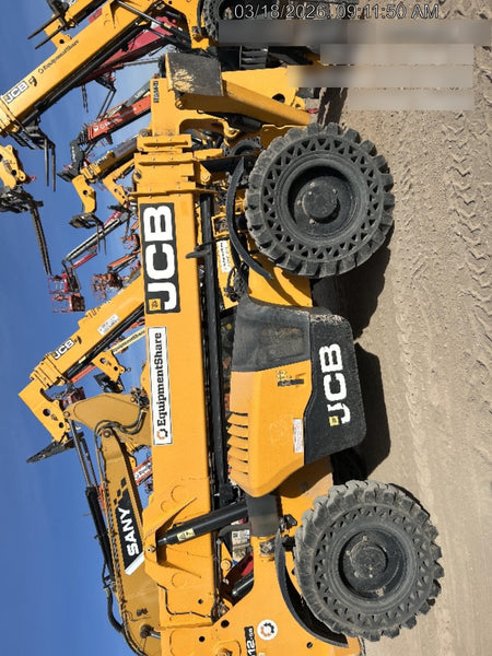 2020 JCB 512-56 Canopy, 74Hp, Solid Tires, Work Lights, Beacon, Aux Hydraulics, Back up Alarm, Lifting Eye, ES Decals