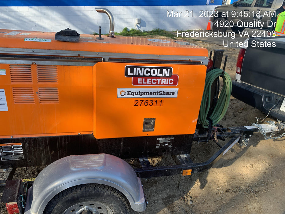 2022 Lincoln Electric LE400 Kubota V1505, Trlr, Cable Rack, Light Kit, ES Decals, T3