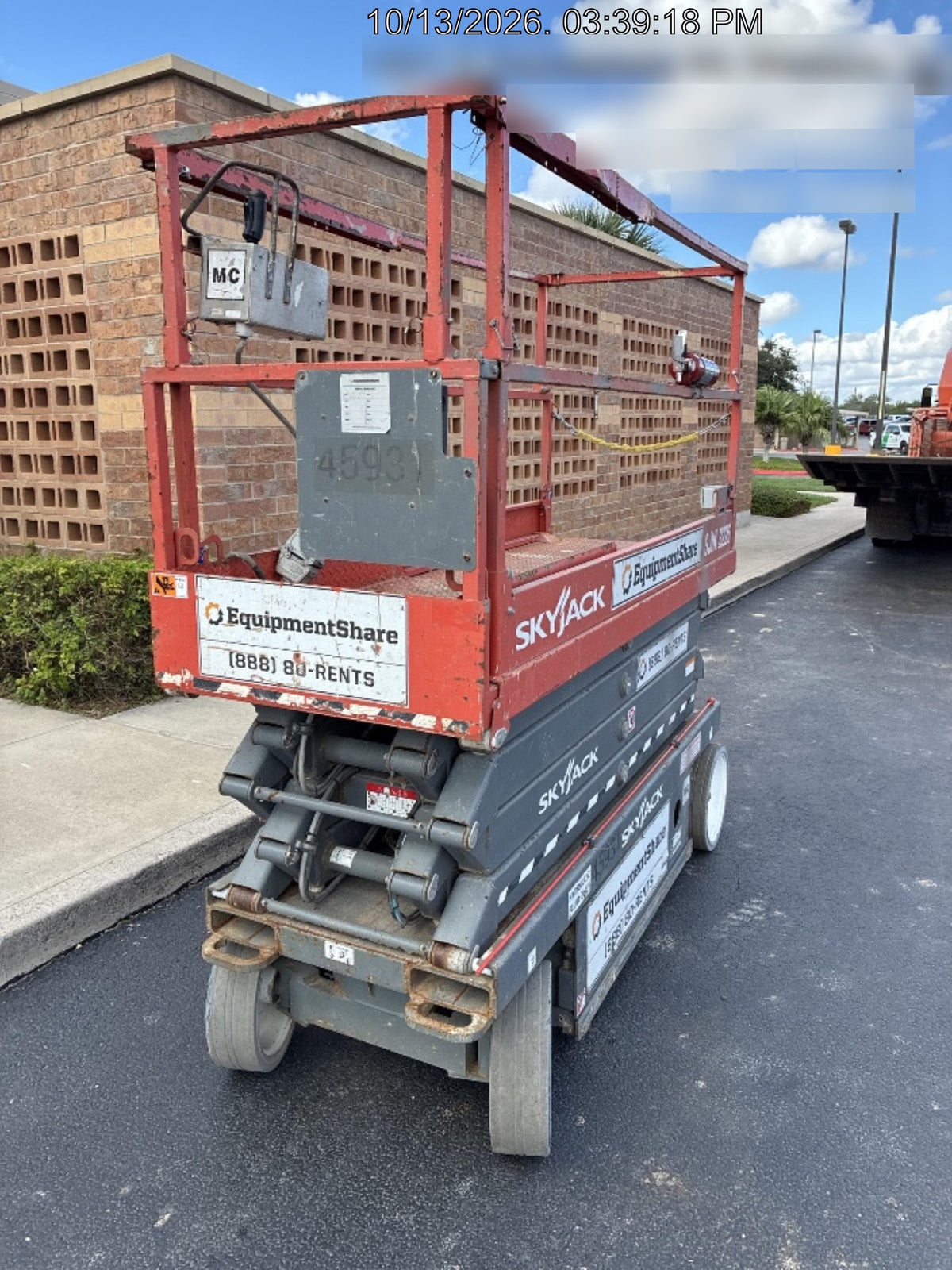 2019 Skyjack SJIII-3226 Standard Options, Trojan Batteries