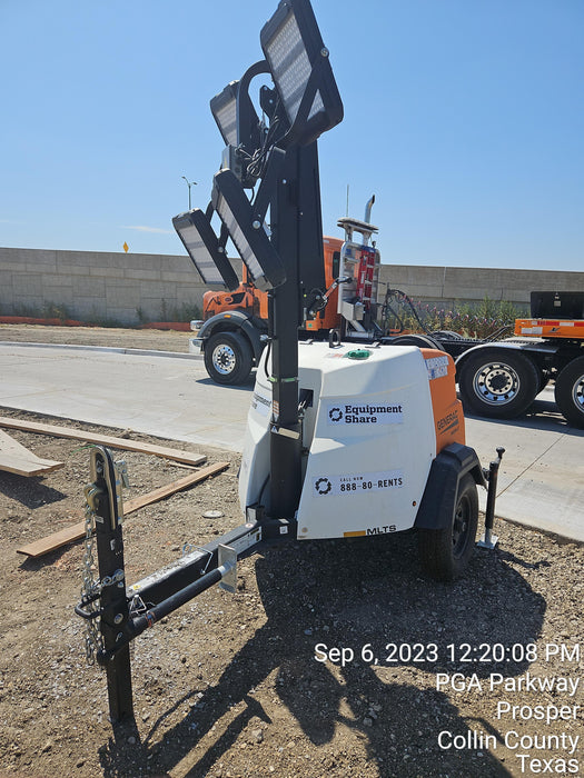 2023 Generac MLT2 Diesel, Flex Switch 120V Input, Powerzone Controller, (4) 320W LED Lights, 4kW Generator, 39.9 Gal Fuel Tank, 2" Ball, T3