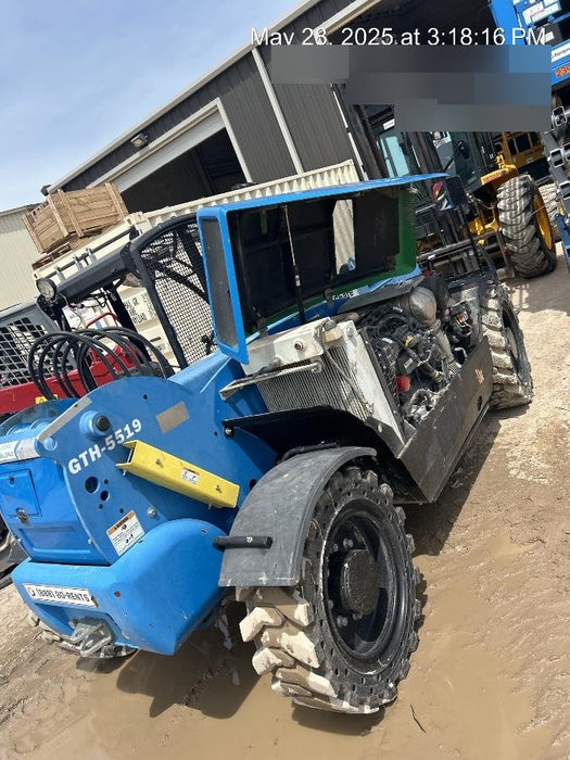 2019 Genie GTH-5519 Canopy, Solid RT Tires, LED Work Lights, Beacon w/48" Carriage, 48" Forks