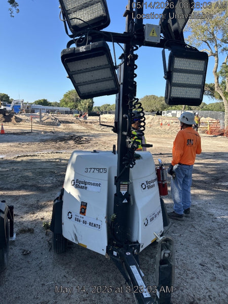 2023 Generac MLT2 Diesel, Flex Switch 120V Input, Powerzone Controller, 
(4) 320W LED Lights, 4kW Generator, 39.9 Gal Fuel Tank, 2" Ball, T3