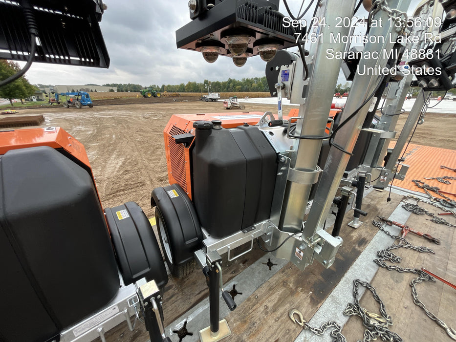 2024 Wanco WLTT-4MM4K Diesel, Deep Sea Controller, Shore Power Plug, Auto Start, (4) 350W LED Floodlights, 4kW Generator, 60 Gal Fuel Tank, 2" Ball, T3