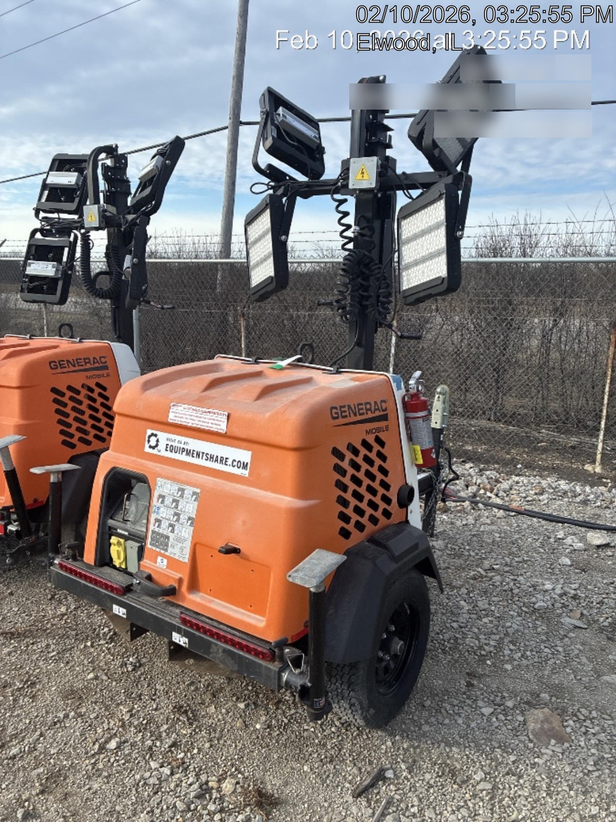 2023 Generac MLT2 Diesel, Flex Switch 120V Input, Powerzone Controller, (4) 320W LED Lights, 4kW Generator, 39.9 Gal Fuel Tank, 2" Ball, T3