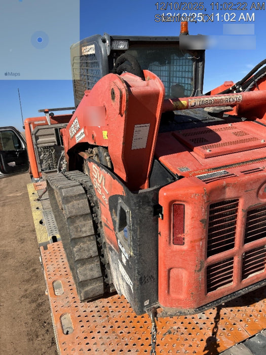 2019 Kubota SVL95-2SC Cab/Heat/Air, Standard Tracks, Standard Flow, Hydraulic QC 80" HD w/ Smooth Cutting Edge