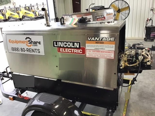 2018 Lincoln Electric Vantage 322 Lincoln Vantage 322 Welder Ready Pak 3 - Vantage 322, Trailer, Fender and light kit, Cable rack
