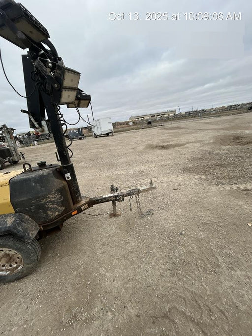 2021 Allmand NLV3GR (4) LED Light Fixture 350W, 23' Vertical Mast, 3kW Prime, Towable, Deep Sea L401, Leveling Jacks, Yanmar T4F 5.8hp