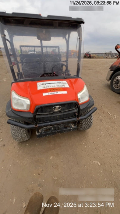 2020 Kubota RTV-X1140W-H 4WD, LED Strobe, Windshield Acrylic Clear, Plastic Canopy, Wire Harness Kit, Backup Alarm