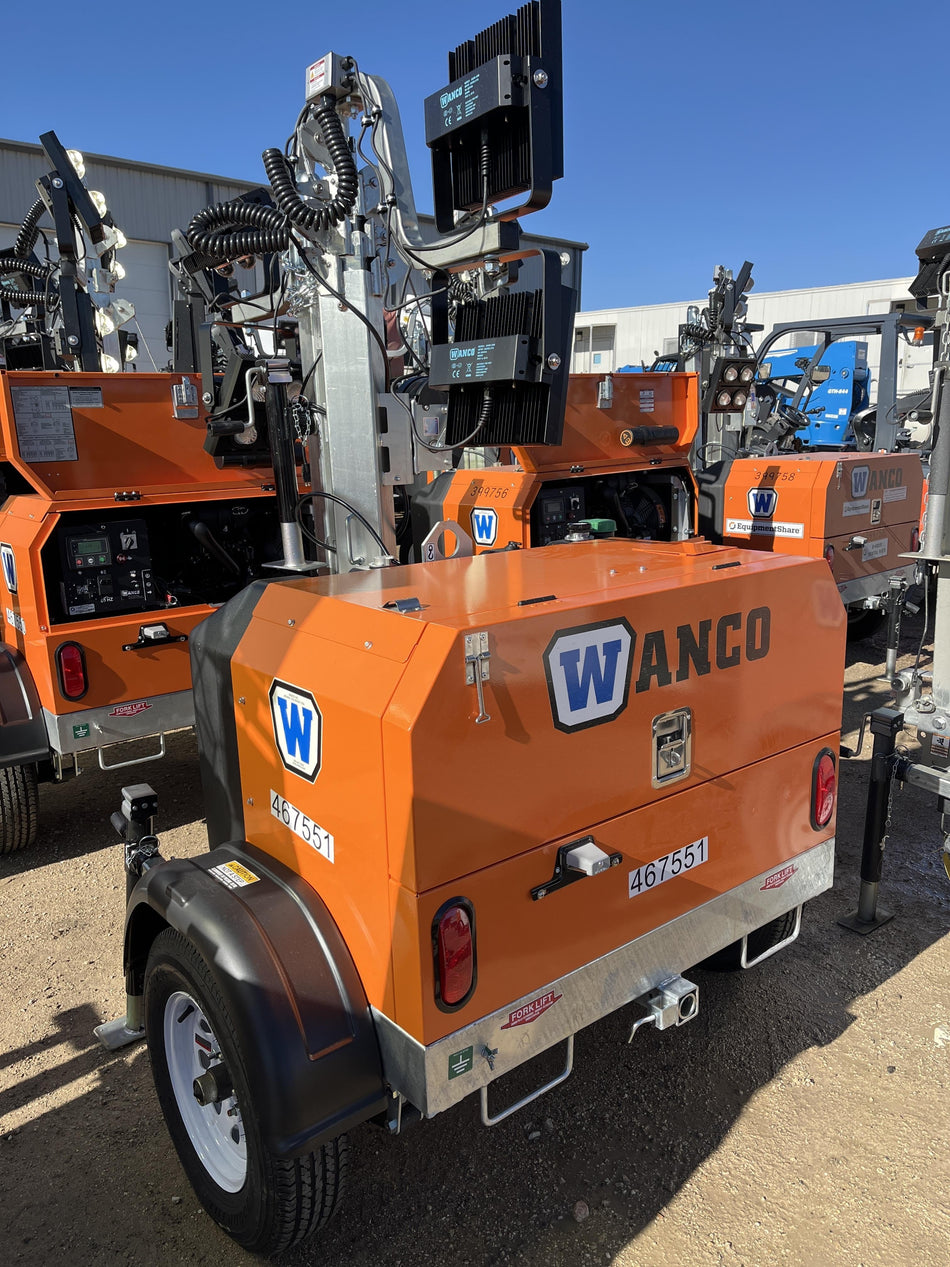 2024 Wanco WLTT-4MM4K Diesel, Deep Sea Controller, Shore Power Plug, Auto Start, (4) 350W LED Floodlights, 4kW Generator, 60 Gal Fuel Tank, 2" Ball, T3
