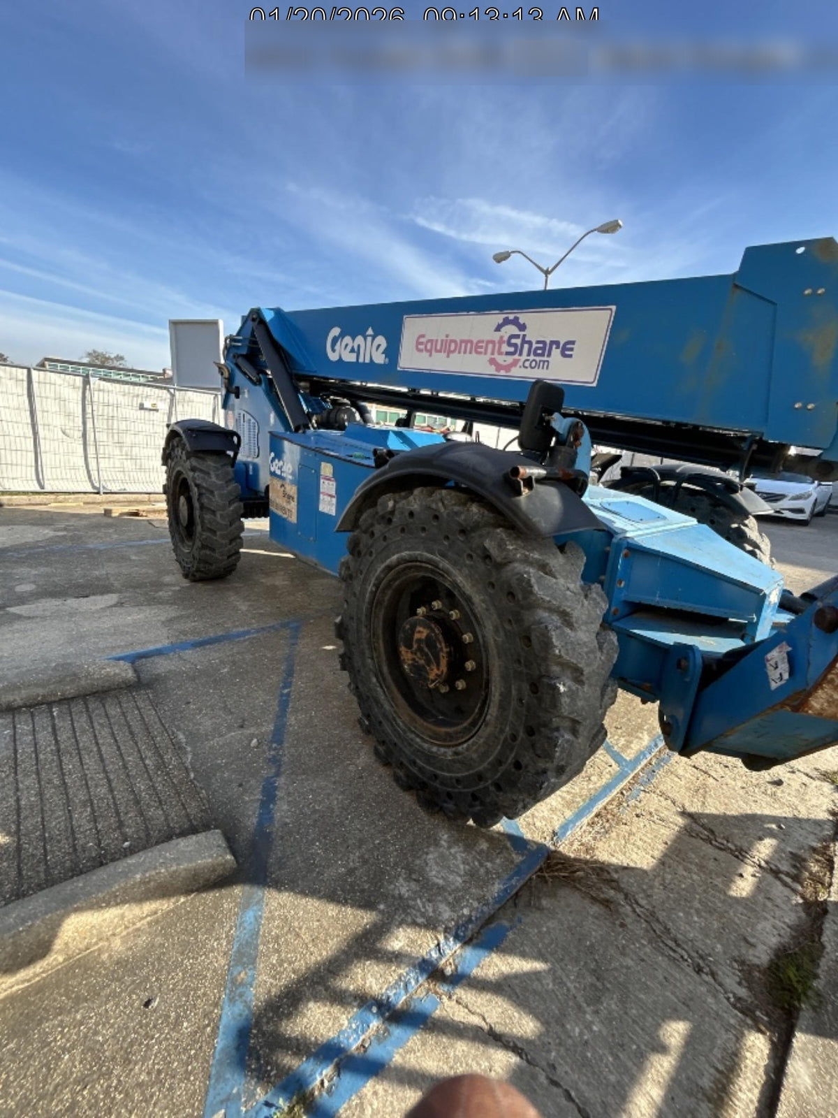 2017 Genie GTH-1056 Open Cab, Solid Tires