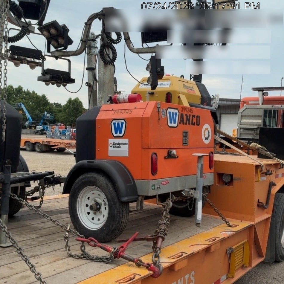 2024 Wanco WLTT-4MM4K Diesel, Deep Sea Controller, Shore Power Plug, Auto Start, (4) 350W LED Floodlights, 4kW Generator, 60 Gal Fuel Tank, 2" Ball, T3