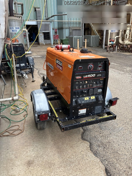 2022 Lincoln Electric LE400 Kubota V1505, Trlr, Cable Rack, Light Kit, ES Decals, T3