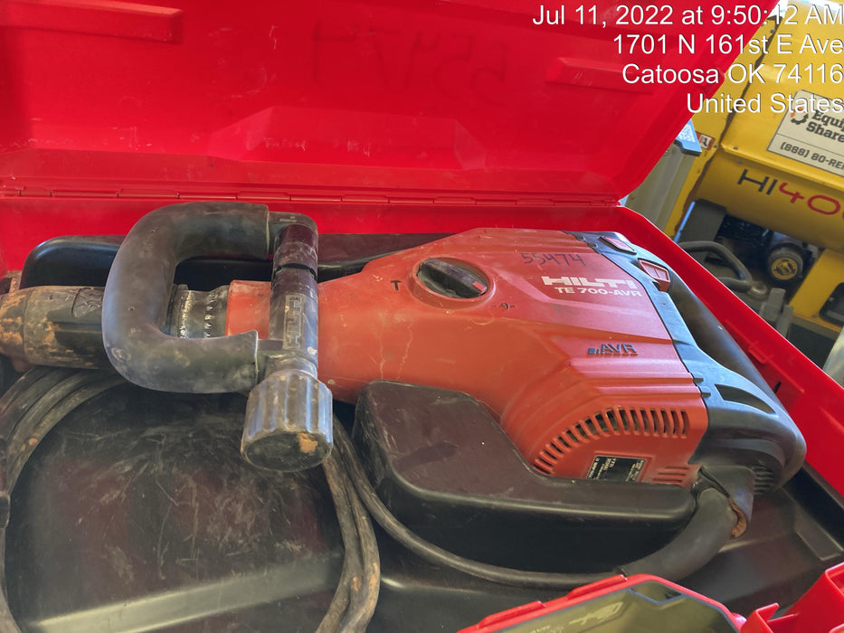 2019 HILTI TE 700-AVR
