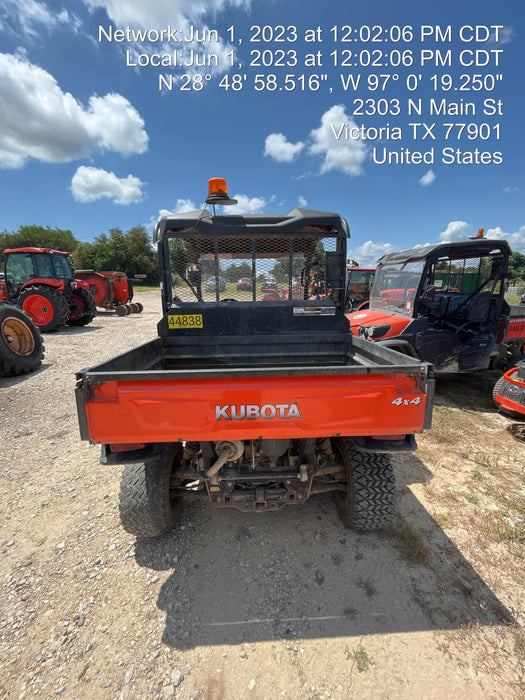 2019 Kubota RTV-XG850WL-H 4wd Utility Cart, Gas, 2 Seat, LED Strobe, Windshield Tempered Glass, Plastic Canopy, Wire Harness Kit, Backup Alarm