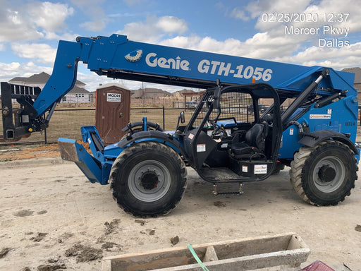 2018 Genie GTH-1056 Genie GTH-1056 w/Open ROPS, FF Tires, Work Light/Beacon, 60" Carriage and Forks