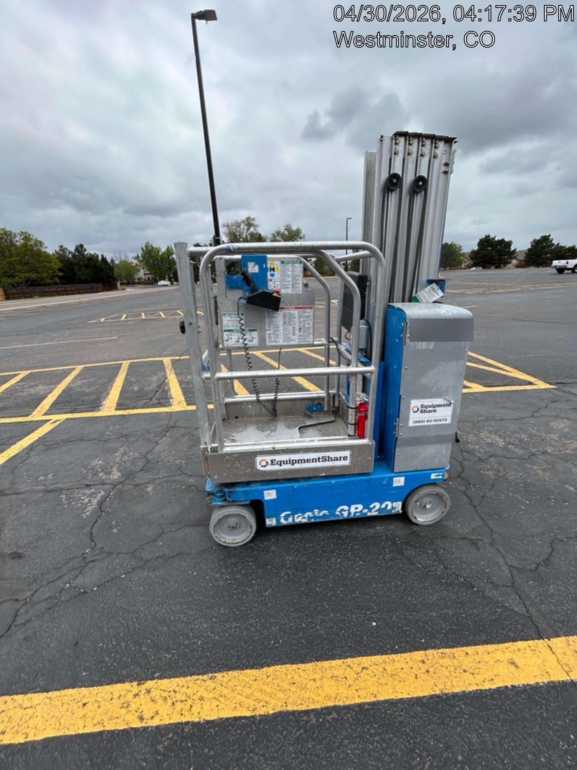 2019 GENIE GR-20
