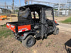 Kubota RTV-X1140W-H 4WD utility cart -LED strobe -Windshield tempered glass -Plastic canopy -Wire harness kit -Backup alarm